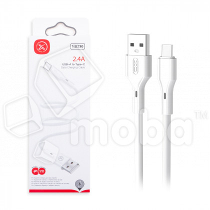 Кабель USB - Type-C XO NB230 (2.4A) Белый