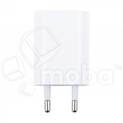 Сетевое зарядное устройство USB для iPhone "Призма" (5W) (тех.упак.) Белый