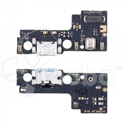 Шлейф для Xiaomi Redmi 12C (22120RN86G) плата на системный разъем/микрофон - Премиум