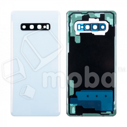 Задняя крышка для Samsung Galaxy S10+ (G975F) Белый - Премиум