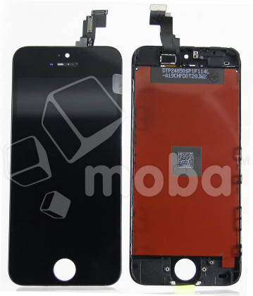 Дисплей для iPhone 5C в сборе с тачскрином Черный - Оптима
