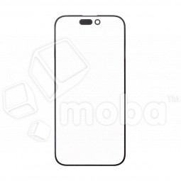Стекло для переклейки iPhone 15 Plus в сборе с OCA пленкой Черный - OR (Feaglet)