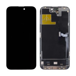 Дисплей для iPhone 14 Pro Max (A2895) в сборе с тачскрином Черный - DD (Soft OLED, Full HD, 120 Гц) (с верификацией = с привязкой без ошибки)