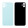 Задняя крышка для iPhone 11 (A2221) Зеленый (стекло, монолит, широкий вырез под камеру, логотип) - Премиум