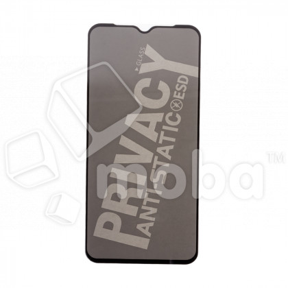 Защитное стекло "Антишпион" для Realme C11/C15/C21/C11 2021/C21Y/C25Y/C25s/Narzo 30A/50i/50A Черный