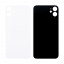 Задняя крышка для iPhone 11 (A2221) Белый (стекло, монолит, широкий вырез под камеру, логотип) - Премиум