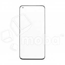 Стекло для переклейки Xiaomi Mi 11 Pro/Mi 11 Ultra (M2011K1C/M2102K1G) в сборе с OCA пленкой Черный - (Feaglet)