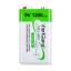 Аккумуляторные батарейки "Крона" 6LR61 VariCore Li-ion 9V 1200 mAh (перезаряжаемые, зарядка через Type-C)