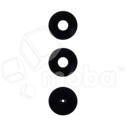 Стекло камеры для Realme C75 4G (RMX3941) (комплект 3 шт.) Черный