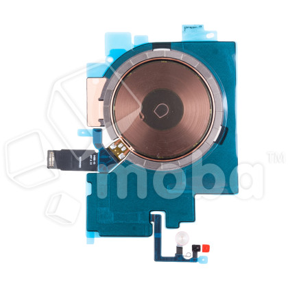 Шлейф для iPhone 16 Plus (A3290) на беспроводную зарядку/вспышку/микрофон - Премиум