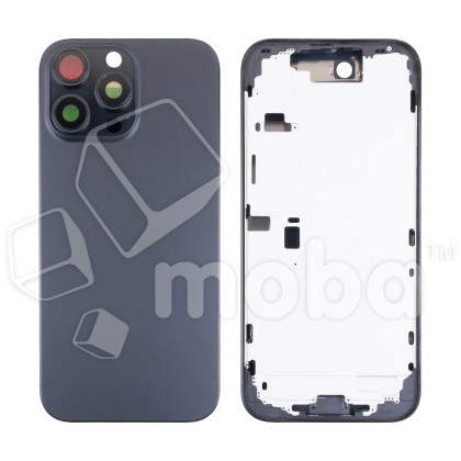 Корпус для iPhone 16 Pro Max (A3296) (1 Sim) Черный - Премиум