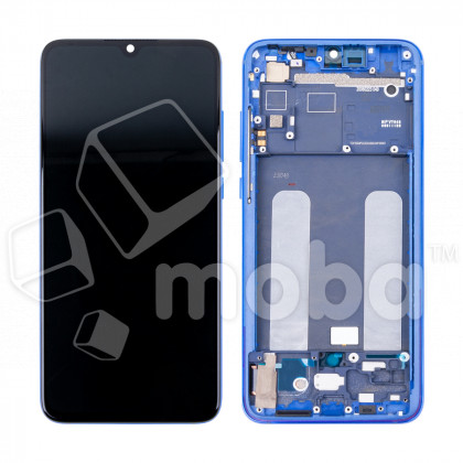 Дисплей для Xiaomi Mi 9 Lite (M1904F3BG) модуль с рамкой Синий - OR (SP)