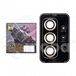 Защитное стекло линзы камеры для Galaxy Samsung S24+ (S926B) (комплект 3 шт.) Желтый