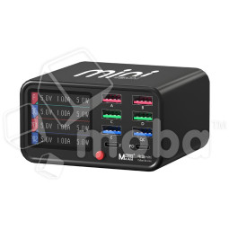 Зарядная станция MaAnt mini+ (100W, 8 портов, 6USB1.0/USB-QC3.0/Type-C-PD)