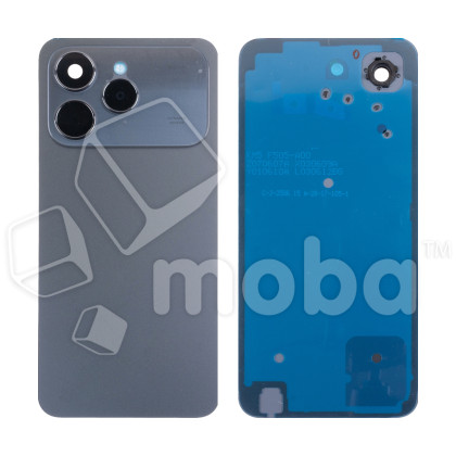 Задняя крышка для Tecno Spark 40 4G (KM5n) Черный - Премиум