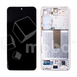 Дисплей для Samsung Galaxy S23 (S911B) модуль с рамкой Бежевый - OR (SP)