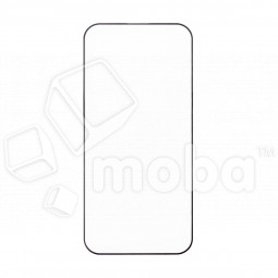 Защитное стекло "Матовое" для iPhone 16 Черный (Закалённое, полное покрытие)