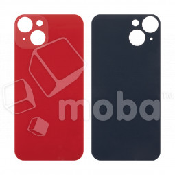 Задняя крышка для iPhone 14 (A2883) Красный (стекло, широкий вырез под камеру, логотип)