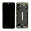 Дисплей для Samsung Galaxy S21 FE (G990B) модуль с рамкой Зеленый - OR (SP)