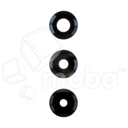 Стекло камеры для Tecno Camon 40 Pro 4G (CM6) (комплект 3 шт.) Черный