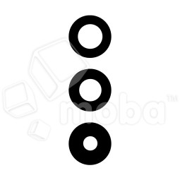 Стекло камеры для Samsung Galaxy S25+ (S936B) (комплект 3 шт.) Черный