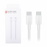 Кабель Type-C - Type-C Huawei (6A, 88W, чип SuperCharger) Белый - OR