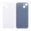 Задняя крышка для iPhone 13 (A2635) Белый (стекло, монолит, широкий вырез под камеру, логотип) - Премиум
