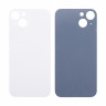 Задняя крышка для iPhone 13 (A2635) Белый (стекло, монолит, широкий вырез под камеру, логотип) - Премиум