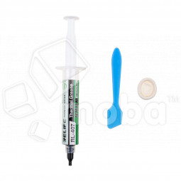 Термопаста Relife RL-407 (20 г, силиконовая, черная)