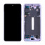 Дисплей для Samsung Galaxy S21 FE (G990B) модуль с рамкой Фиолетовый - OR (SP)