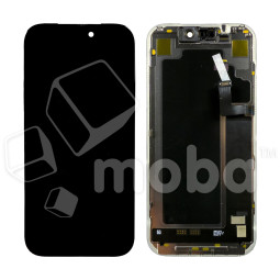 Дисплей для iPhone 17 Pro (A3523) в сборе с тачскрином Черный - (Soft OLED, Full HD, 120 Гц) (площадка под IC)