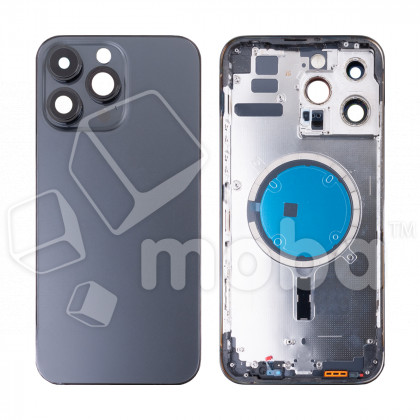 Корпус для iPhone 14 Pro Max (1 Sim) Черный - Премиум