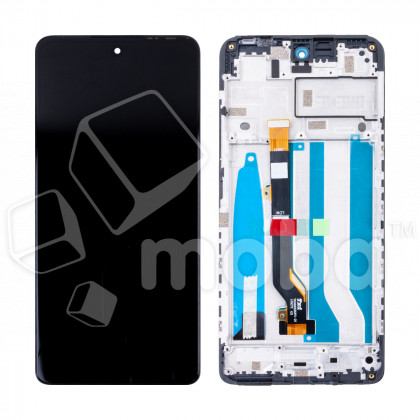 Дисплей для Tecno Spark 10 Pro (KI7) модуль с рамкой Черный - OR