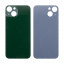 Задняя крышка для iPhone 13 (A2635) Зеленый (стекло, монолит, широкий вырез под камеру, логотип) - Премиум