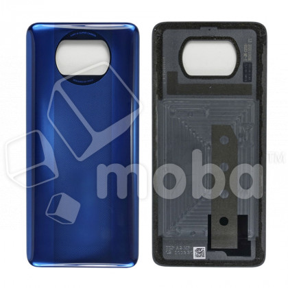 Задняя крышка для Xiaomi Poco X3 NFC/X3 Pro (M2007J20CG/M2102J20SG) Синий