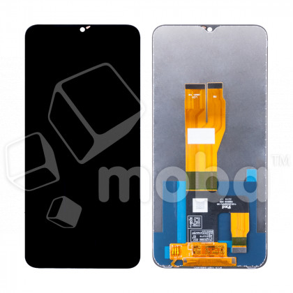Дисплей для Realme C30/Narzo 50i Prime (RMX3581/RMX3506) в сборе с тачскрином Черный - Оптима