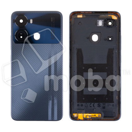 Задняя крышка для Itel P40 (P662LN) Черный - Премиум