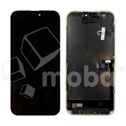 Дисплей для iPhone 16 Pro Max (A3296) в сборе с тачскрином Черный - (Soft OLED, Full HD, 120 Гц) (с верификацией = с привязкой без ошибки)