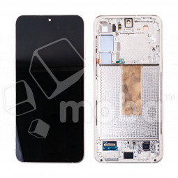 Дисплей для Samsung Galaxy S23+ (S916B) модуль с рамкой Бежевый - OR (SP)