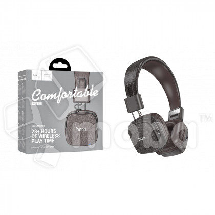 Беспроводные наушники Bluetooth Hoco W56 (накладные) Коричневый
