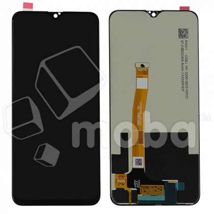 Дисплей для Realme 5 Pro (RMX1971) в сборе с тачскрином Черный - Оптима