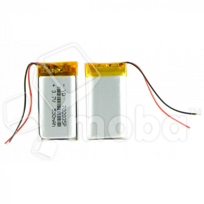 Аккумулятор универсальный 702035p 3,7v Li-Pol 500 mAh (7*20*35 mm)