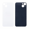 Задняя крышка для iPhone 14 Plus (A2887) Белый (стекло, широкий вырез под камеру, логотип)
