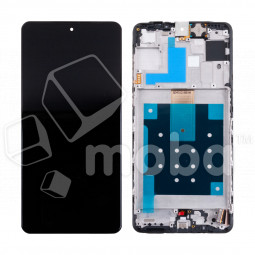 Дисплей для Samsung Galaxy M55 5G (M556B) модуль с рамкой Черный - OR (SP)