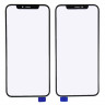 Стекло для переклейки iPhone X/Xs в сборе с OCA пленкой Черный - OR (Mitsubishi)