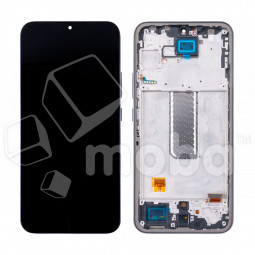 Дисплей для Samsung Galaxy A34 5G (A346B) модуль с рамкой Черный - (OLED) (Full Size)