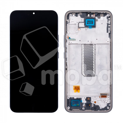 Дисплей для Samsung Galaxy A34 5G (A346B) модуль с рамкой Черный - (OLED) (Full Size)