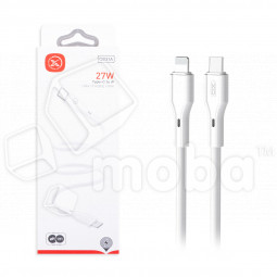 Кабель Type-C - Lightning XO NBQ231A (3A, 27W, PD) Белый