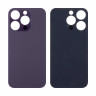 Задняя крышка для iPhone 14 Pro (A2891) Темно-фиолетовый (стекло, широкий вырез под камеру, логотип)