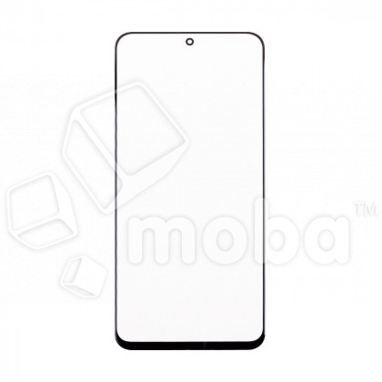 Стекло для переклейки Huawei Honor X8 (TFY-LX1) в сборе с OCA пленкой Черный - OR (Mitsubishi)